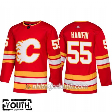 Barn Ishockey Calgary Flames Tröja Noah Hanifin 55 Alternate Adidas 2018-19 Authentic